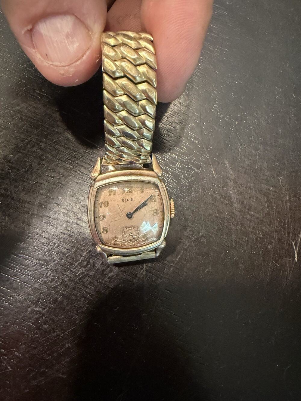 Vintage GF Elgin Men's Wristwatch-Untested